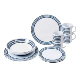 Brunner - Set di stoviglie Melamine Bluebay 16 pz.
