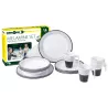Brunner - Set di stoviglie Melamine Pralin 16 pz.
