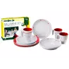 Brunner - Set di stoviglie Melamine Cosmic 16 pz.