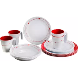 Brunner - Set di stoviglie Melamine Cosmic 16 pz.