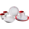 Brunner - Set di stoviglie Melamine Cosmic 16 pz.