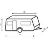 Copertura Caravan Cover 6M