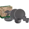 Brunner - Set stoviglie Tête-à-tête Dolomit Grey 8 pz.