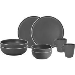 Brunner - Set stoviglie Tête-à-tête Dolomit Grey 8 pz.
