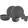 Brunner - Set stoviglie Tête-à-tête Dolomit Grey 8 pz.