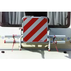 Zebra Alu  Cartello per Carichi Sporgenti