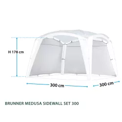 Pareti laterali per Gazebo Medusa