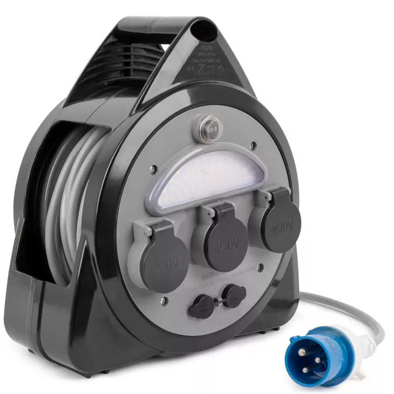 Onboard Prolunga 15 mt. Con avvolgicavo e Led