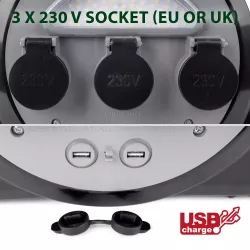 Onboard Prolunga 15 mt. Con avvolgicavo e Led