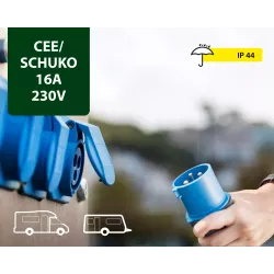 Adattatore CEE/Schuko 30 cm