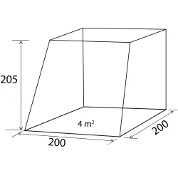 Tenda posteriore Comet per VW T5-T6