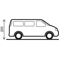 Tenda posteriore Comet per VW T5-T6