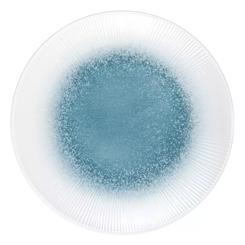 Piatto piano Meteore Azur