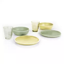 Piatto piano Dolomit Green