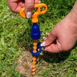 Picchetto a vite N Peggy Peg - Set da 12 pz.