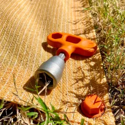 Picchetto a vite S Peggy Peg - Set da 12 pz.