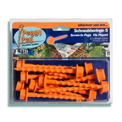 Picchetto a vite S Peggy Peg - Set da 12 pz.