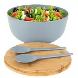 Insalatiera con posate GreenKick Grigio