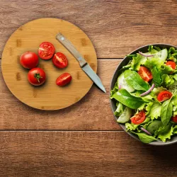 Insalatiera con posate GreenKick Grigio