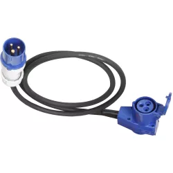 Adattatore CEE/CEE 90° 150 cm