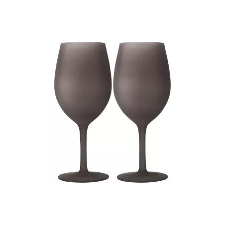 Set Bicchieri Satin Wineglass Brownsatin 2 pz.