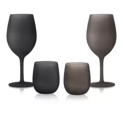 Set Bicchieri Satin Wineglass Brownsatin 2 pz.