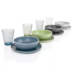 Piatto fondo Dolomit Grey