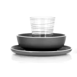 Piatto fondo Dolomit Grey