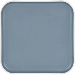 Piatto piano quadrato Dolomit Blue