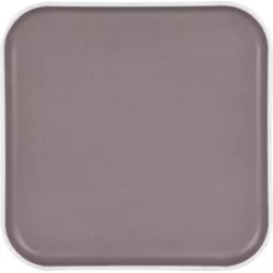 Piatto piano quadrato Dolomit Rosè