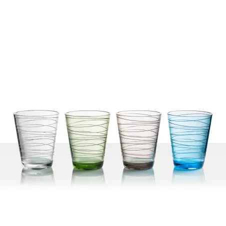 Set Bicchieri Onda 4 pz.