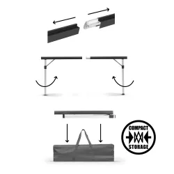 Tavolo Titanium Quadra Compack