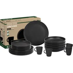 Lunch Box Odette Double Black