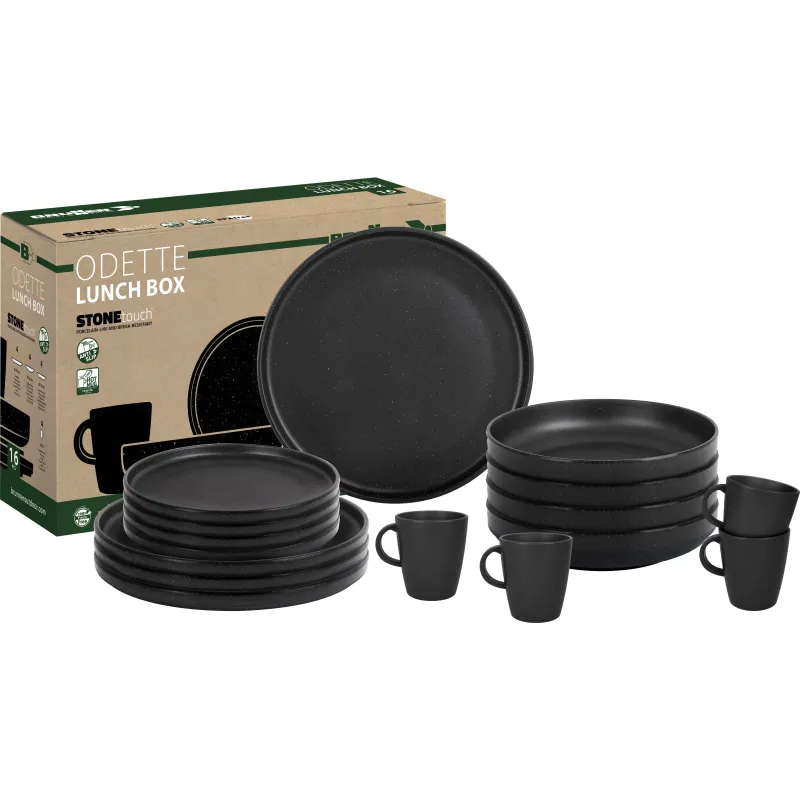 Lunch Box Odette Double Black