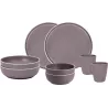 Brunner - Set stoviglie Tête-à-tête Dolomit Rose 8 pz.