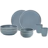Brunner - Set stoviglie Tête-à-tête Dolomit Blue 8 pz.