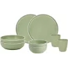 Brunner - Set stoviglie Tête-à-tête Dolomit Green 8 pz.