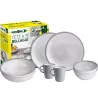 Brunner - Set stoviglie Tête-à-tête Bellagio 8 pz.
