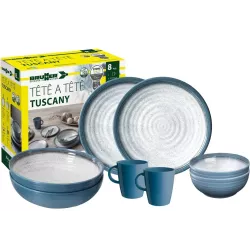 Brunner - Set stoviglie Tête-à-tête Tuscany 8 pz.