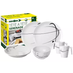 Brunner - Set stoviglie Tête-à-tête Serenade 8 pz.