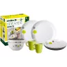 Brunner - Set stoviglie Tête-à-tête Space 8 pz.
