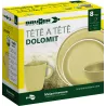 Brunner - Set stoviglie Tête-à-tête Dolomit Yellow 8 pz.