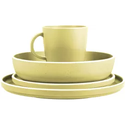 Brunner - Set stoviglie Tête-à-tête Dolomit Yellow 8 pz.