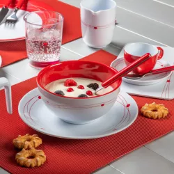 Brunner - Set stoviglie Tête-à-tête Cosmic 8 pz.