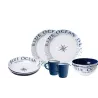 Brunner - Set stoviglie Tête-à-tête Blue Ocean 8 pz.