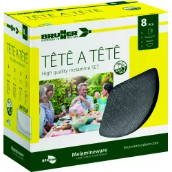 Brunner - Set stoviglie Tête-à-tête Cottery 8 pz.