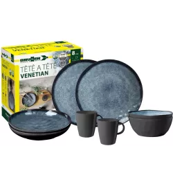 Brunner - Set stoviglie Tête-à-tête Venetian 8 pz.