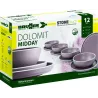 Brunner - Set stoviglie Midday Dolomit Rose 12 pz.