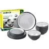 Brunner - Set stoviglie Midday Granyte 12 pz.
