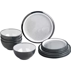 Brunner - Set stoviglie Midday Granyte 12 pz.